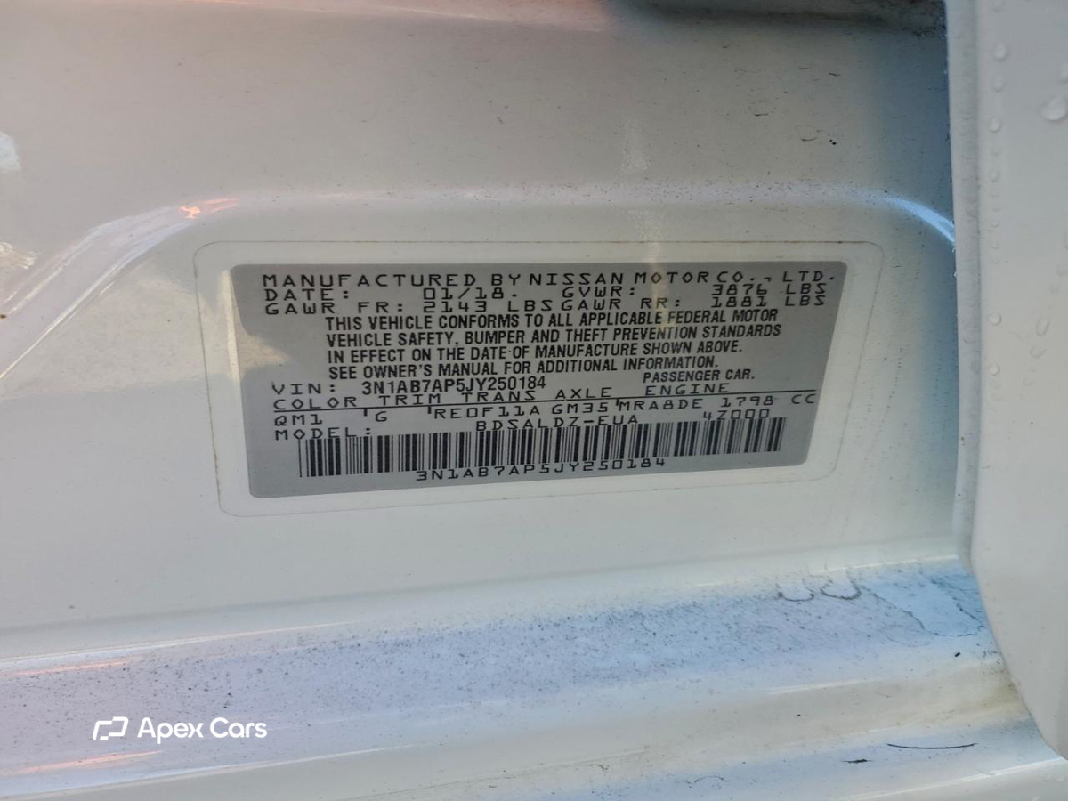 Nissan Sentra 2018