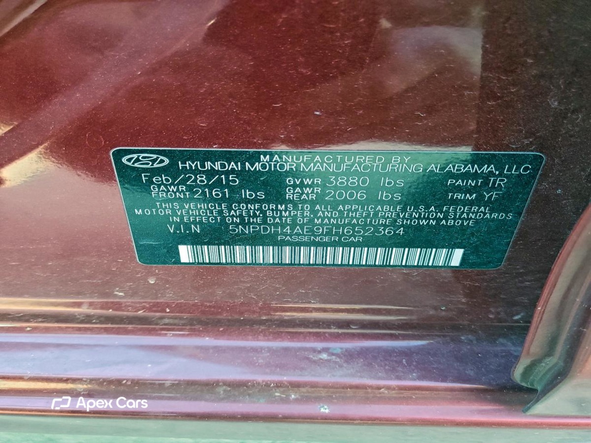 Hyundai Elantra 2015