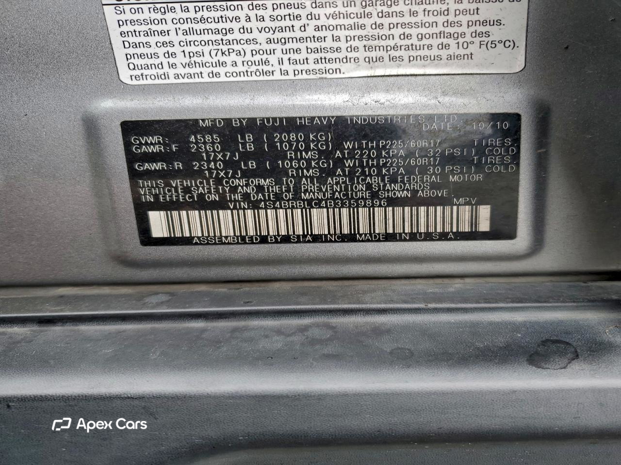 Subaru Outback 2011