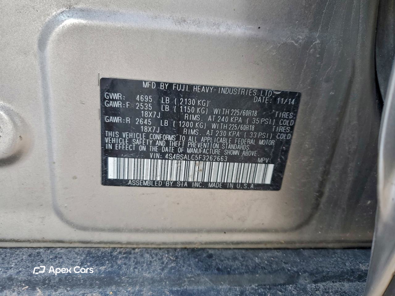 Subaru Outback 2015