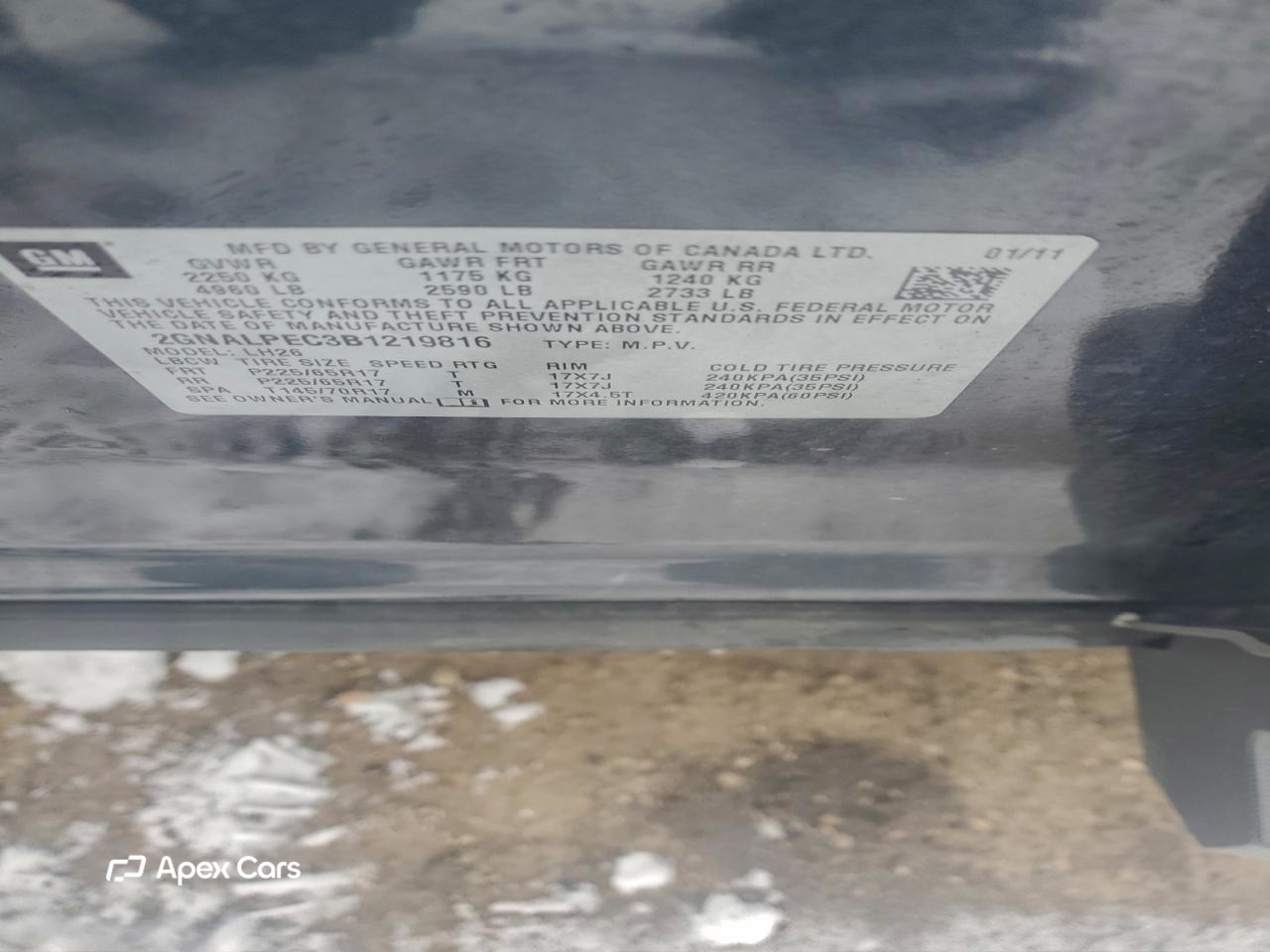 Chevrolet Equinox 2011