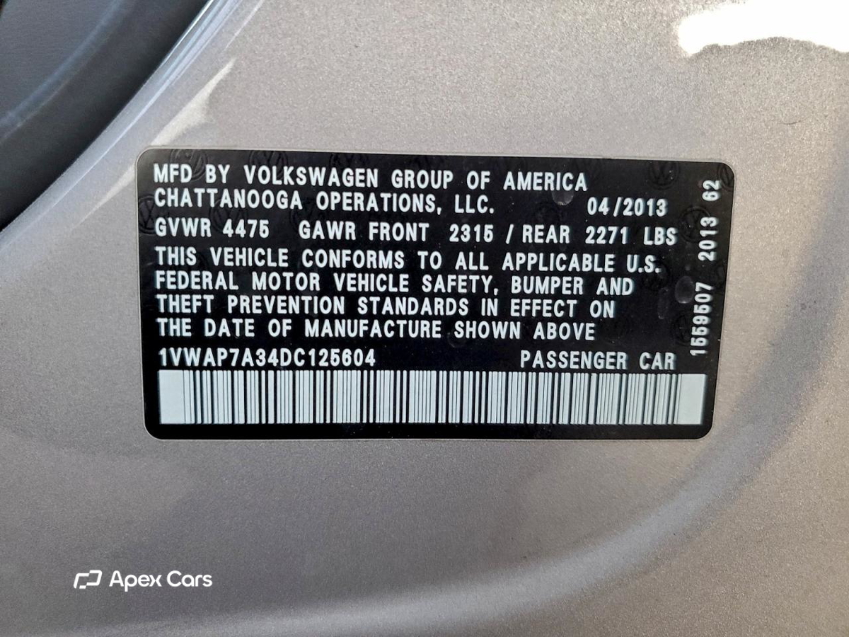 Volkswagen Passat 2013