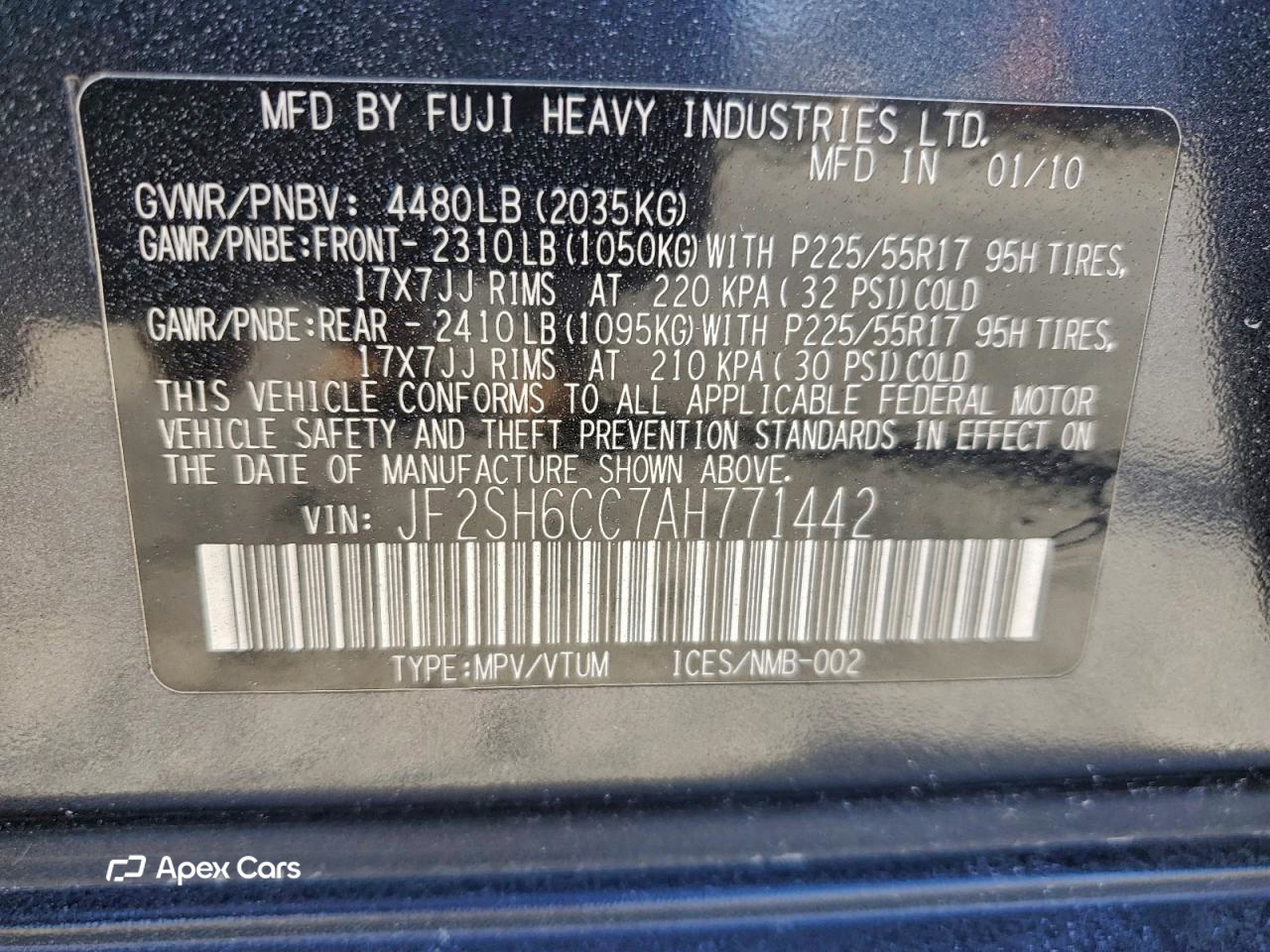 Subaru Forester 2010
