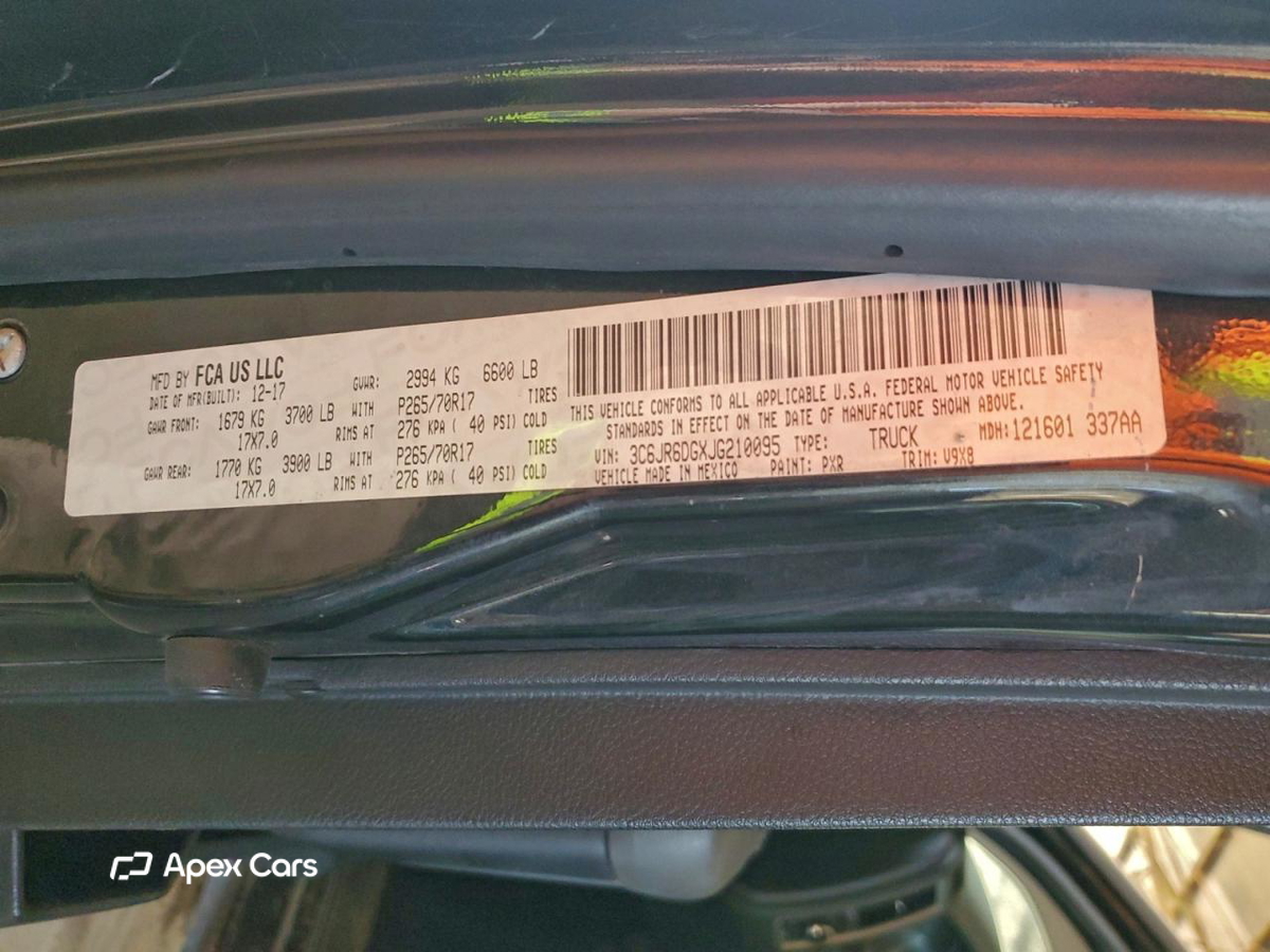 RAM 1500 2018
