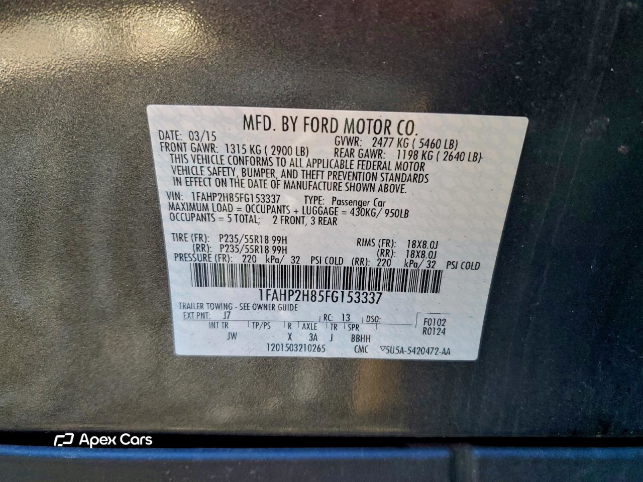 Ford Taurus 2015