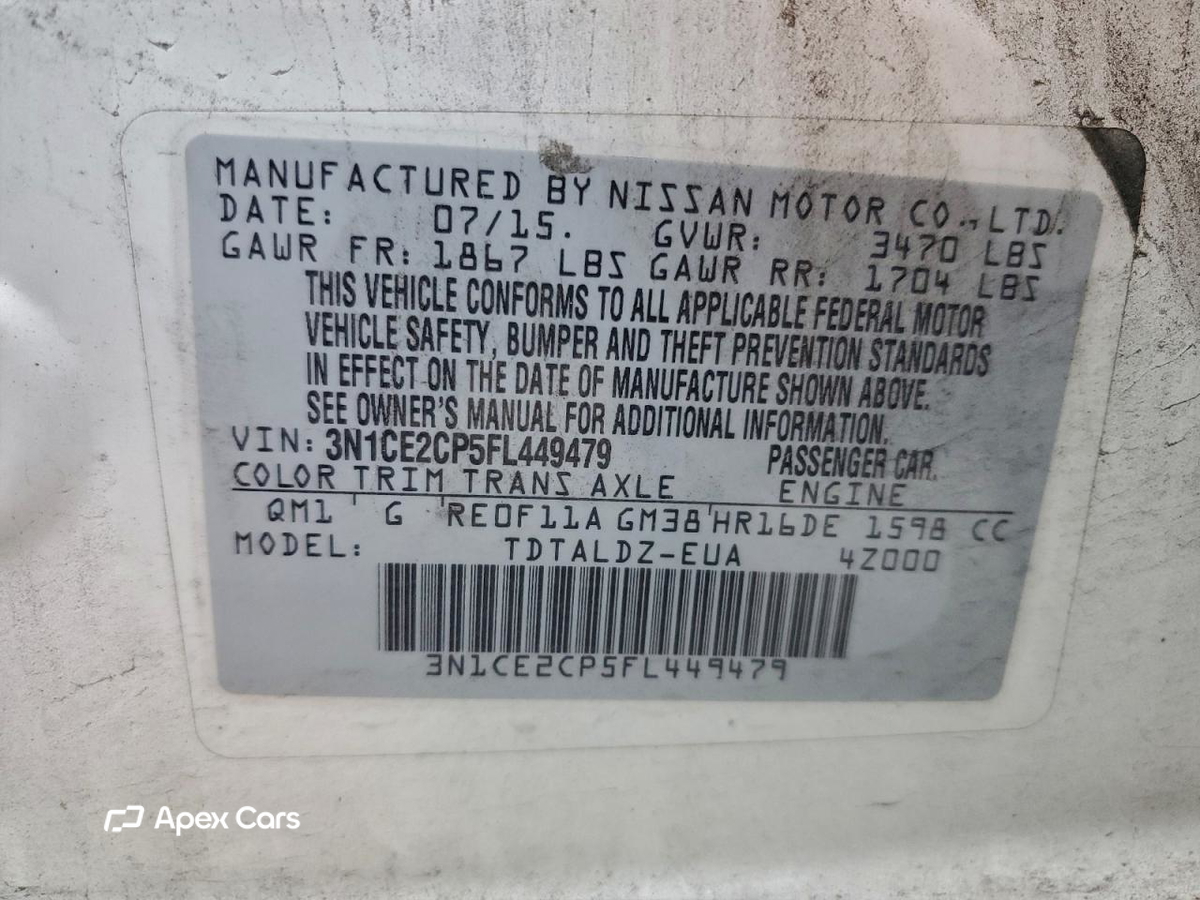 Nissan Versa 2015