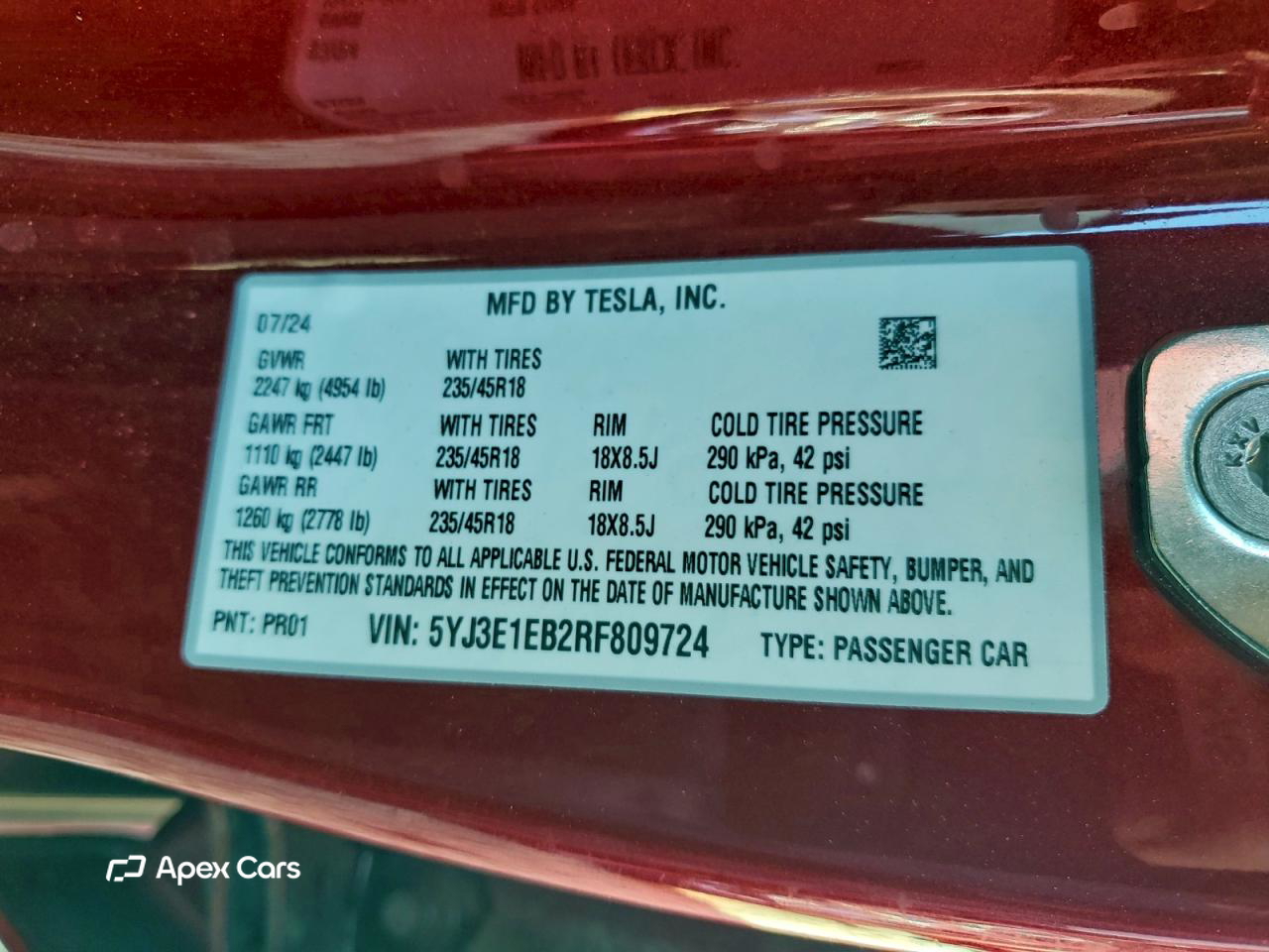 Tesla Model 3 2024