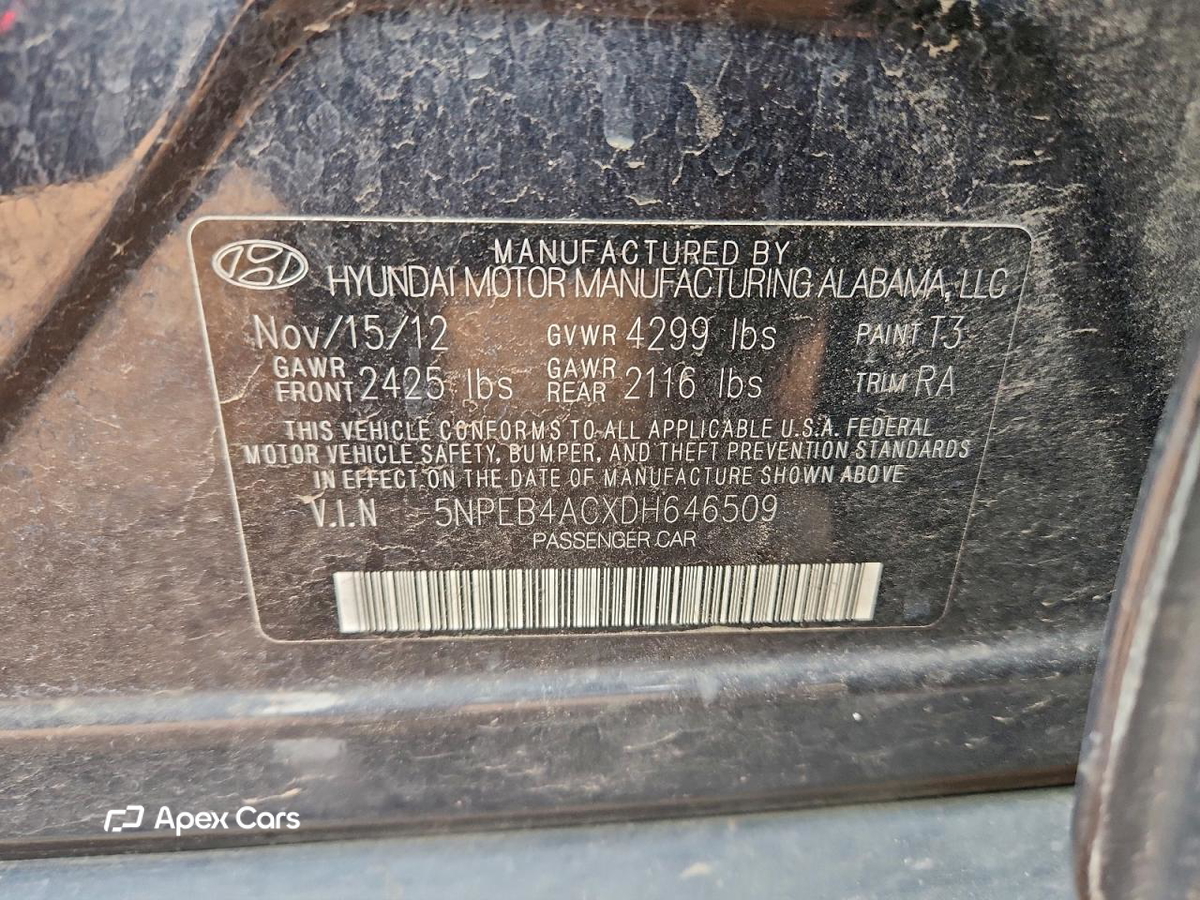 Hyundai Sonata 2013