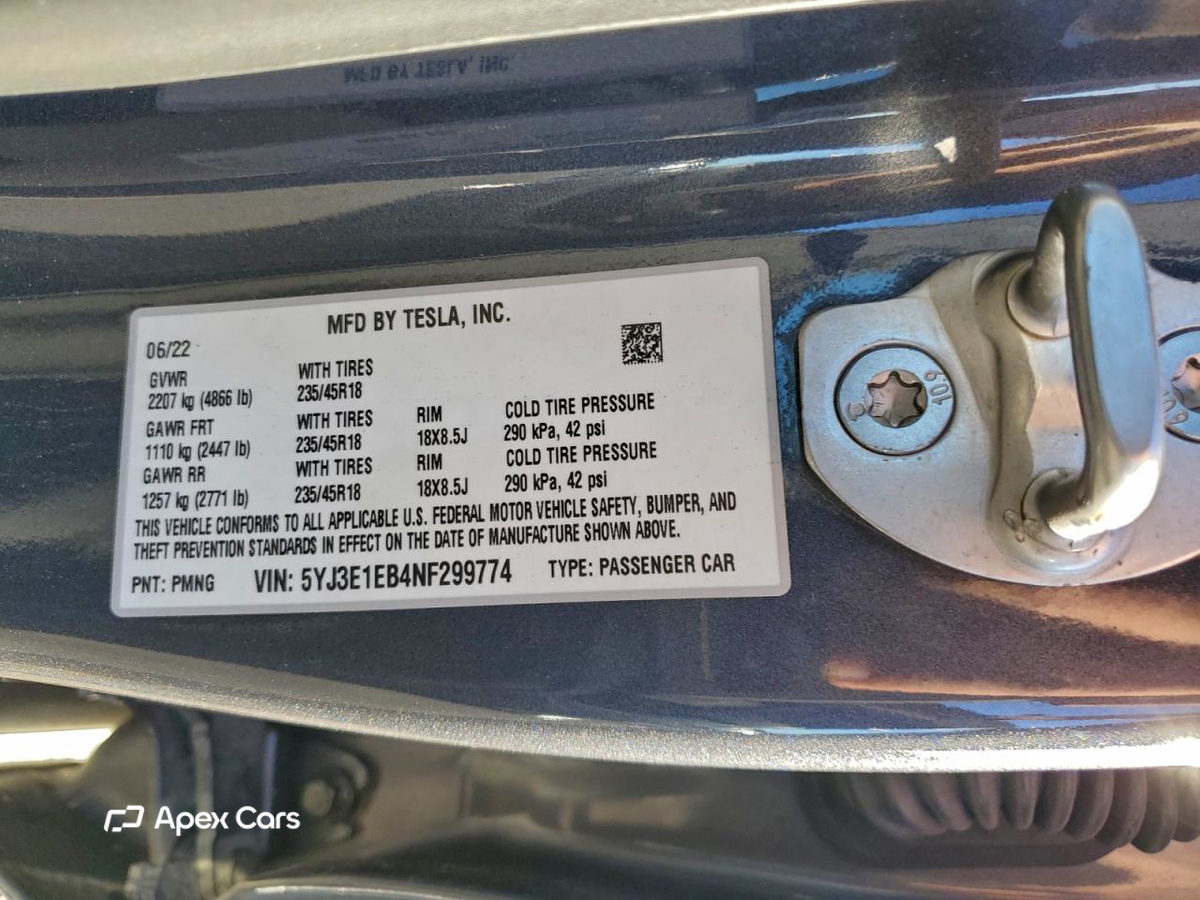 Tesla Model 3 2022