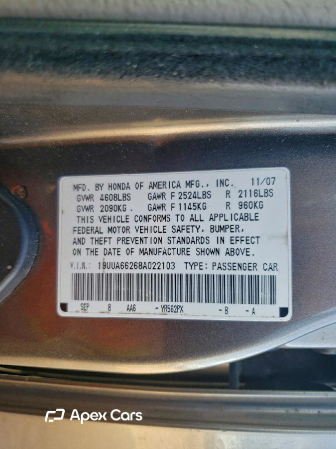 Acura TL 2008