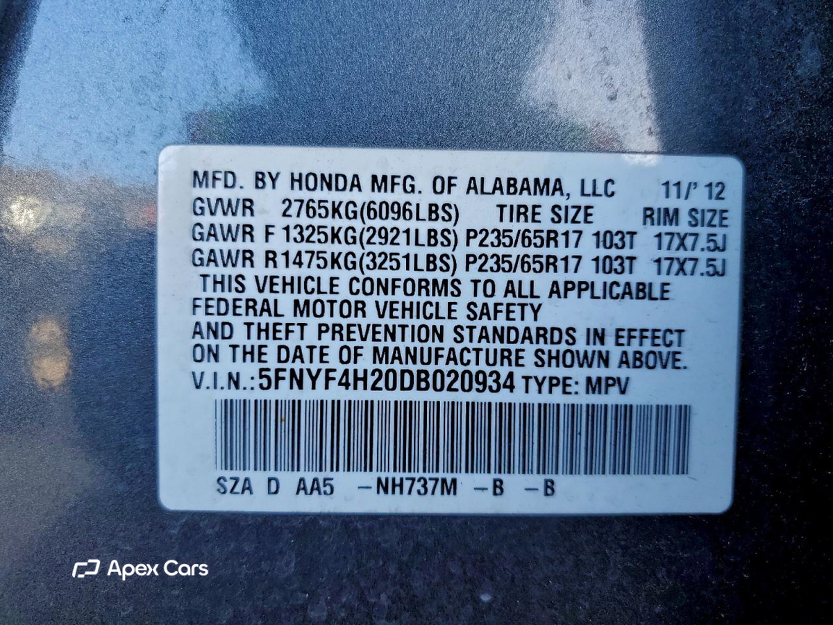 Honda Pilot 2013