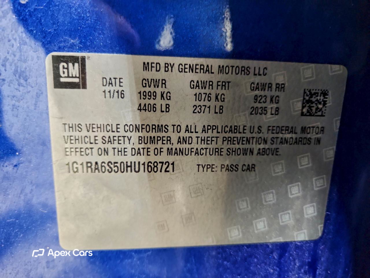 Chevrolet Volt 2017