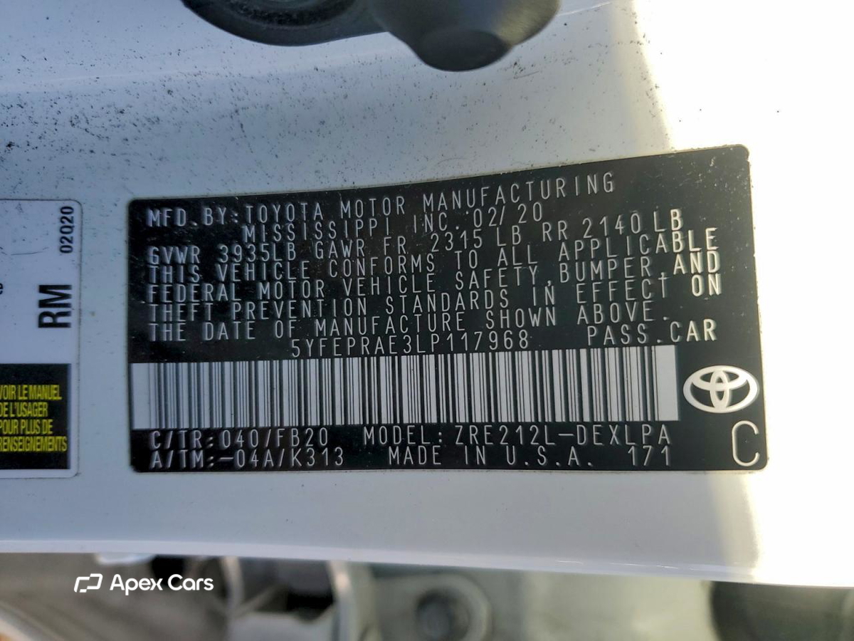 Toyota Corolla 2020
