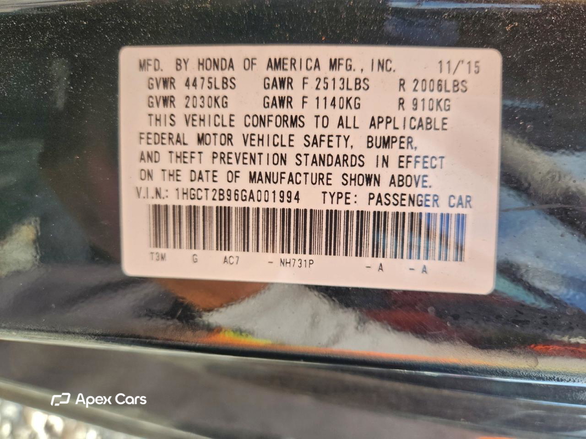Honda Accord 2016