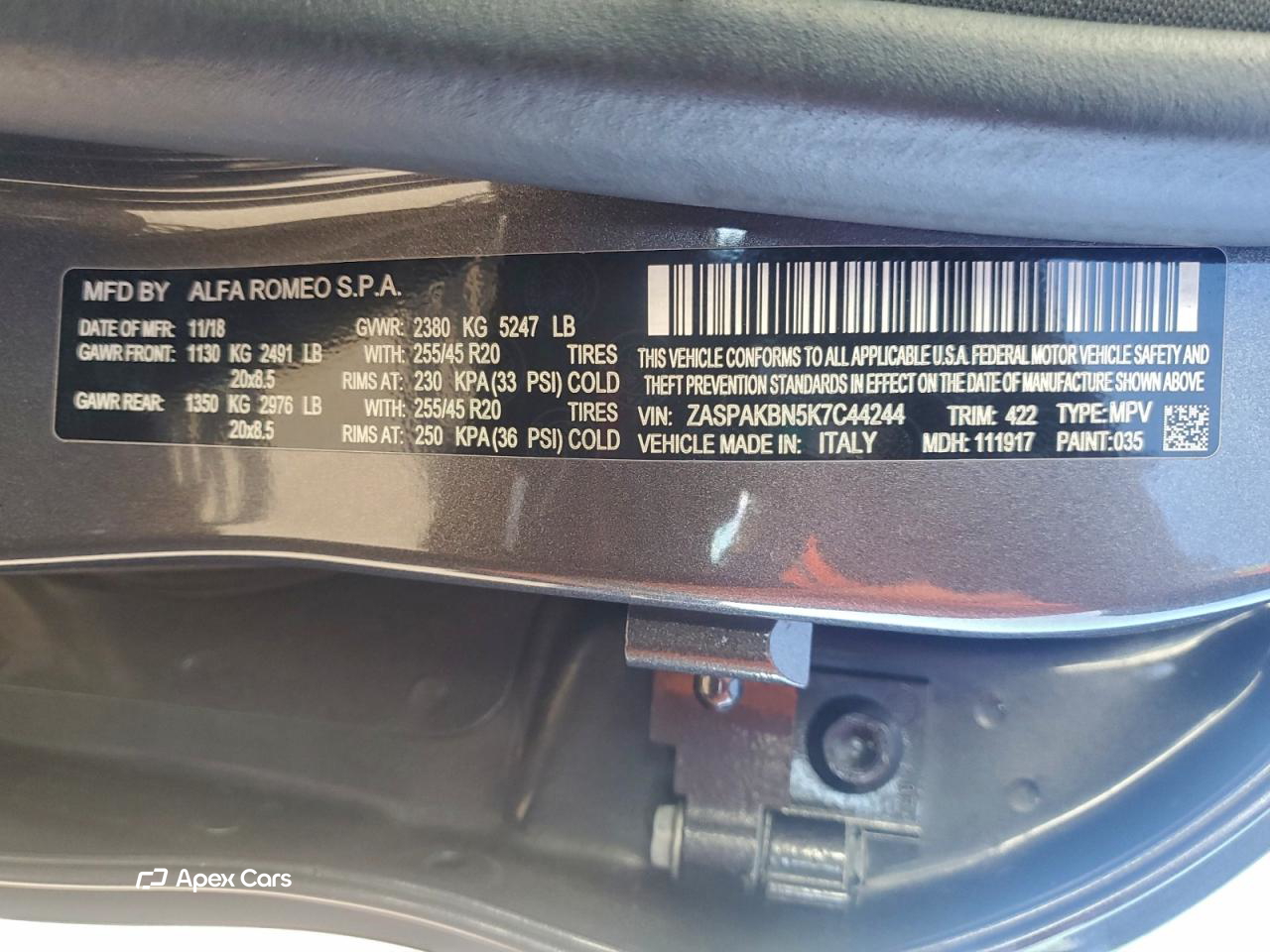 Alfa Romeo Stelvio 2019