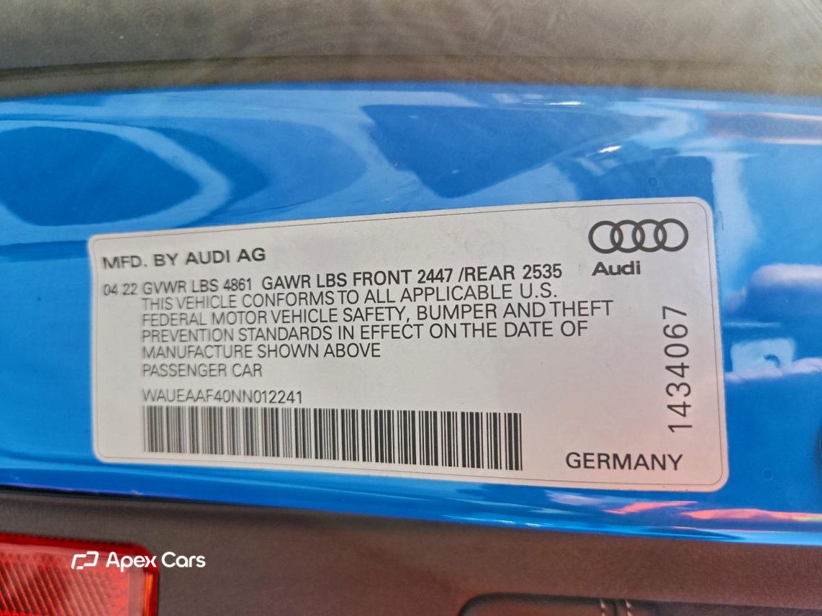 Audi A4 2022