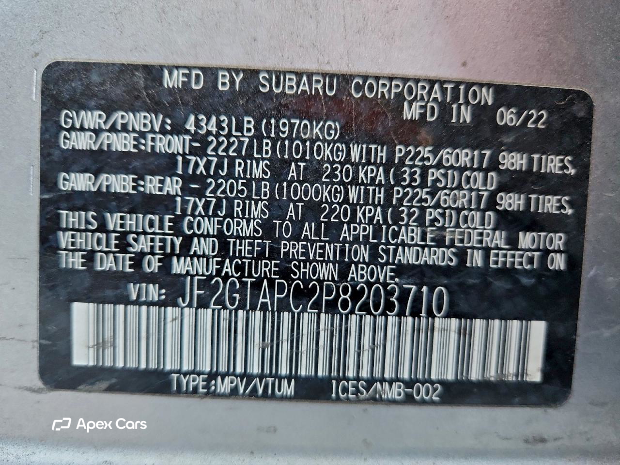 Subaru XV 2023