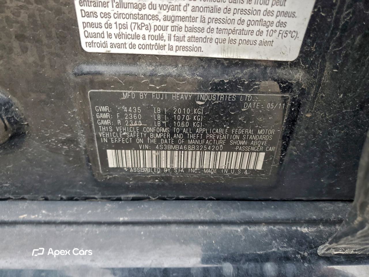 Subaru Legacy 2011