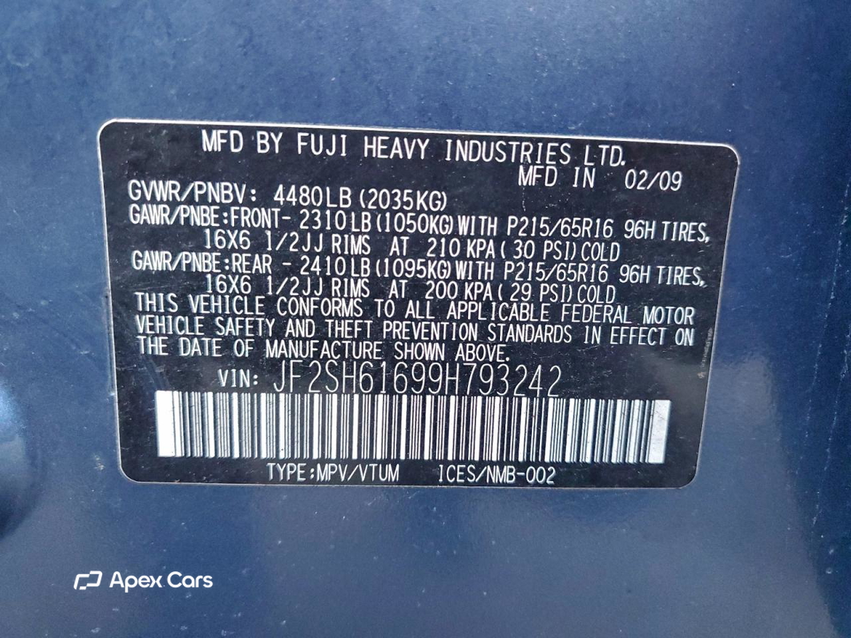 Subaru Forester 2009