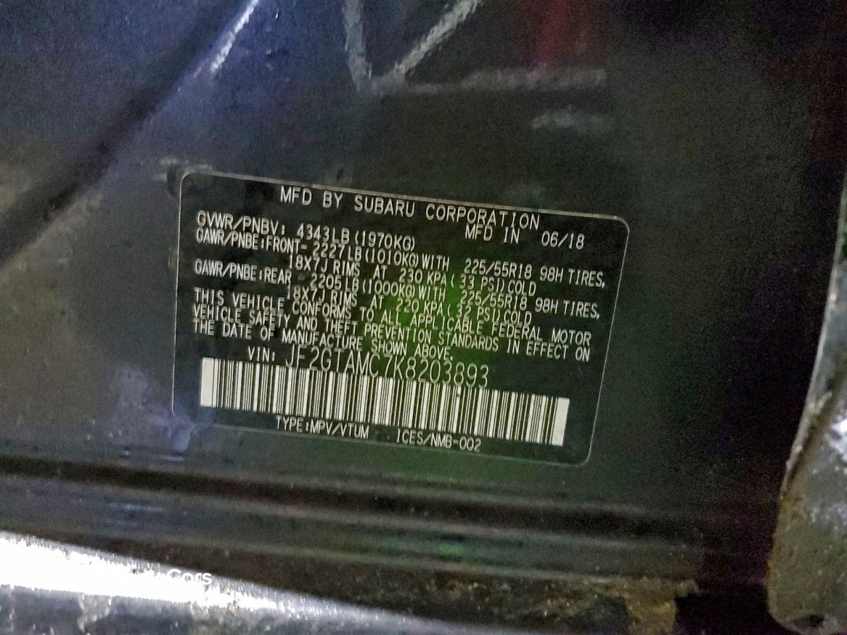 Subaru XV 2019
