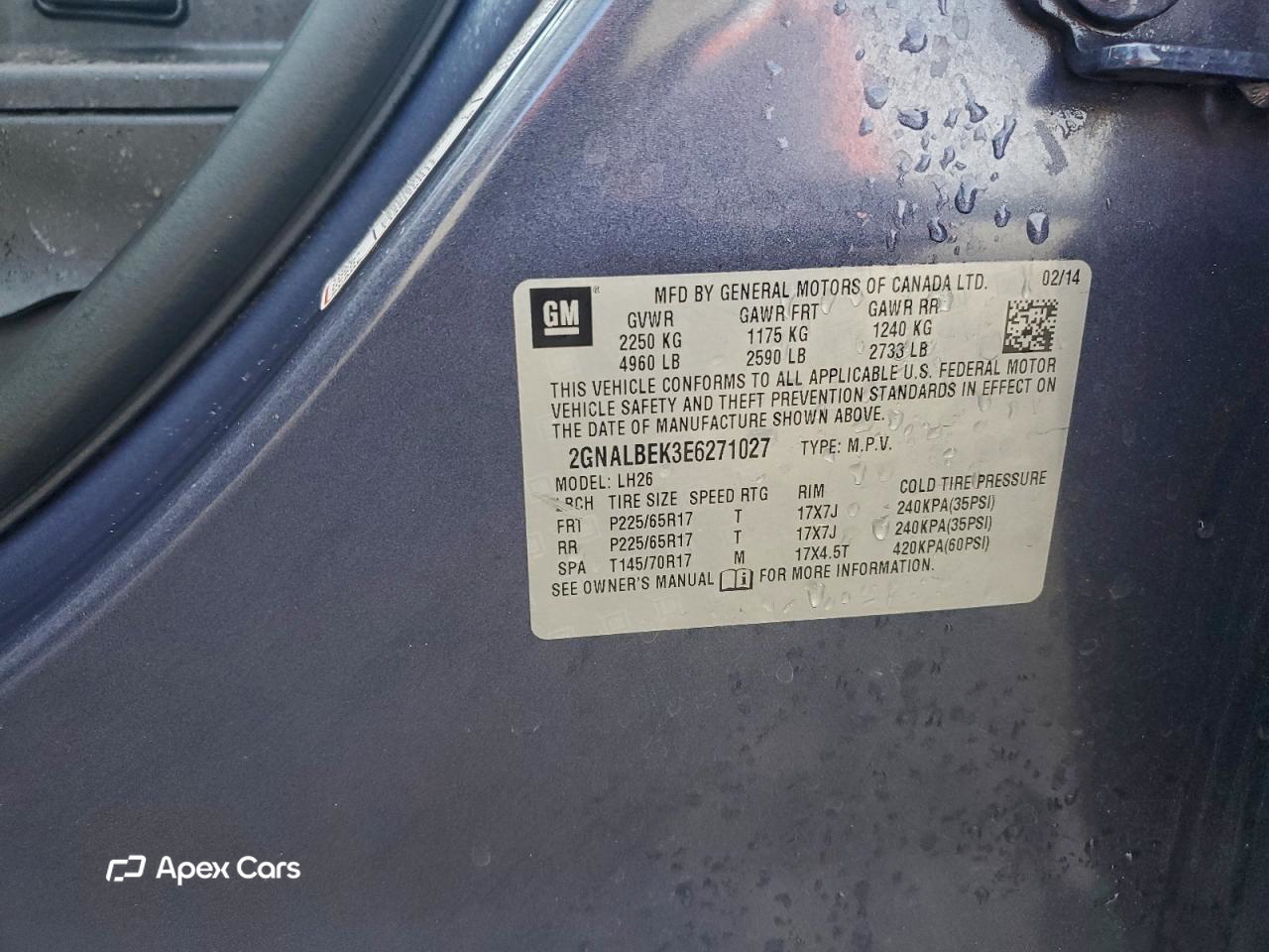 Chevrolet Equinox 2014