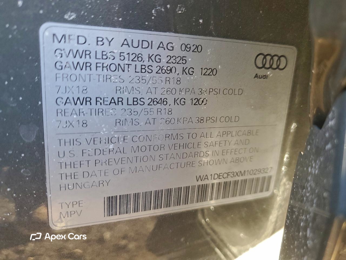 Audi Q3 2021