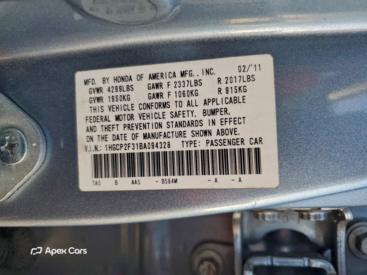 Honda Accord 2011