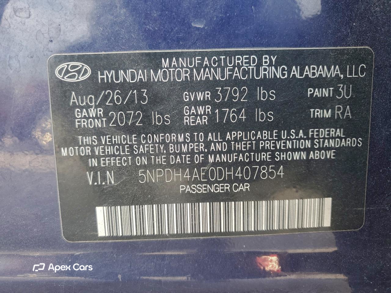 Hyundai Elantra 2013