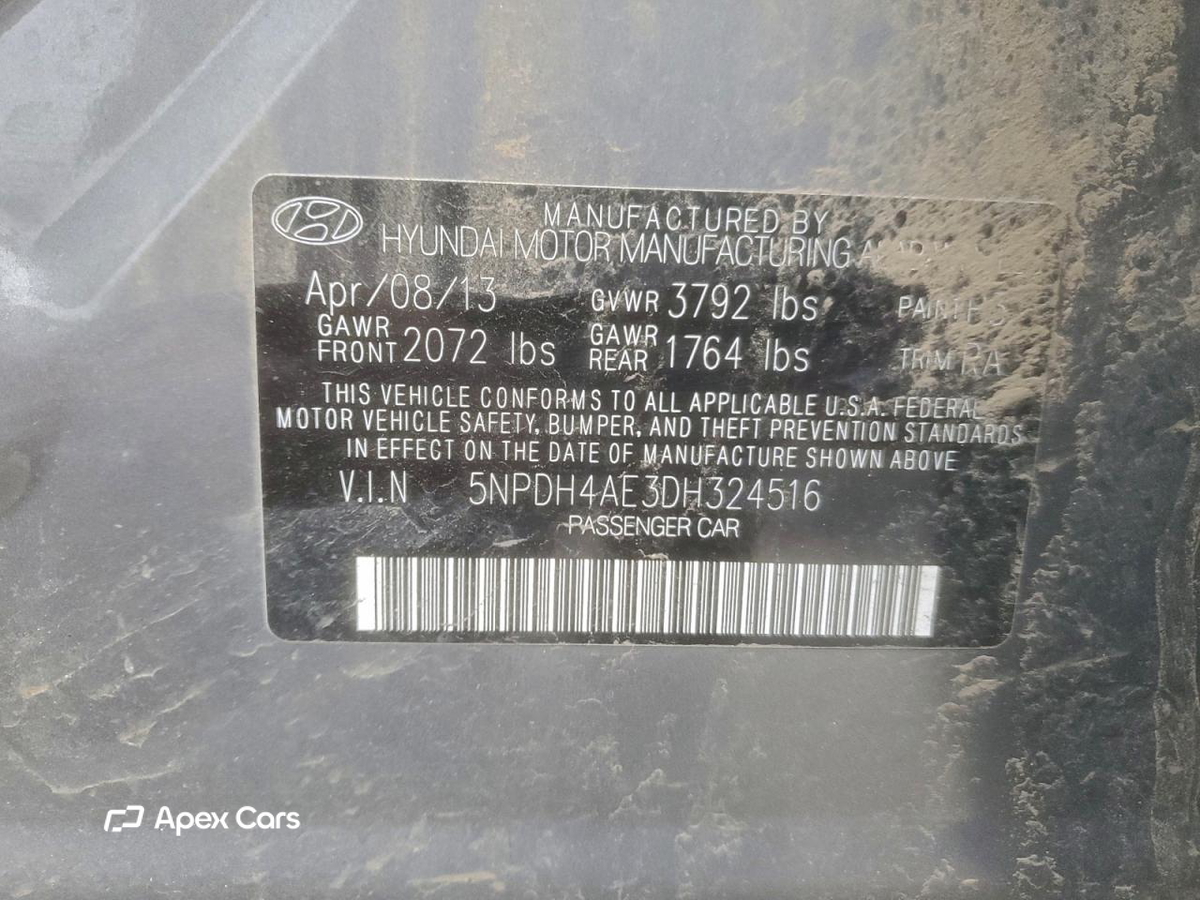 Hyundai Elantra 2013