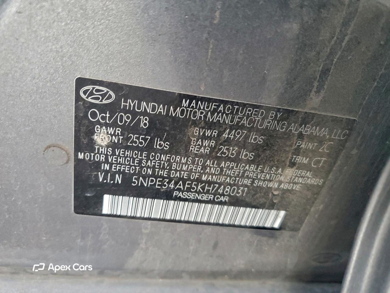 Hyundai Sonata 2019