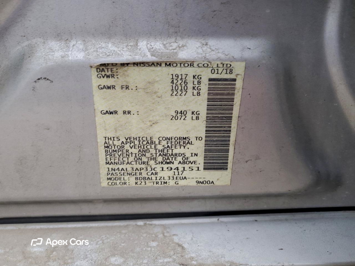 Nissan Altima 2018
