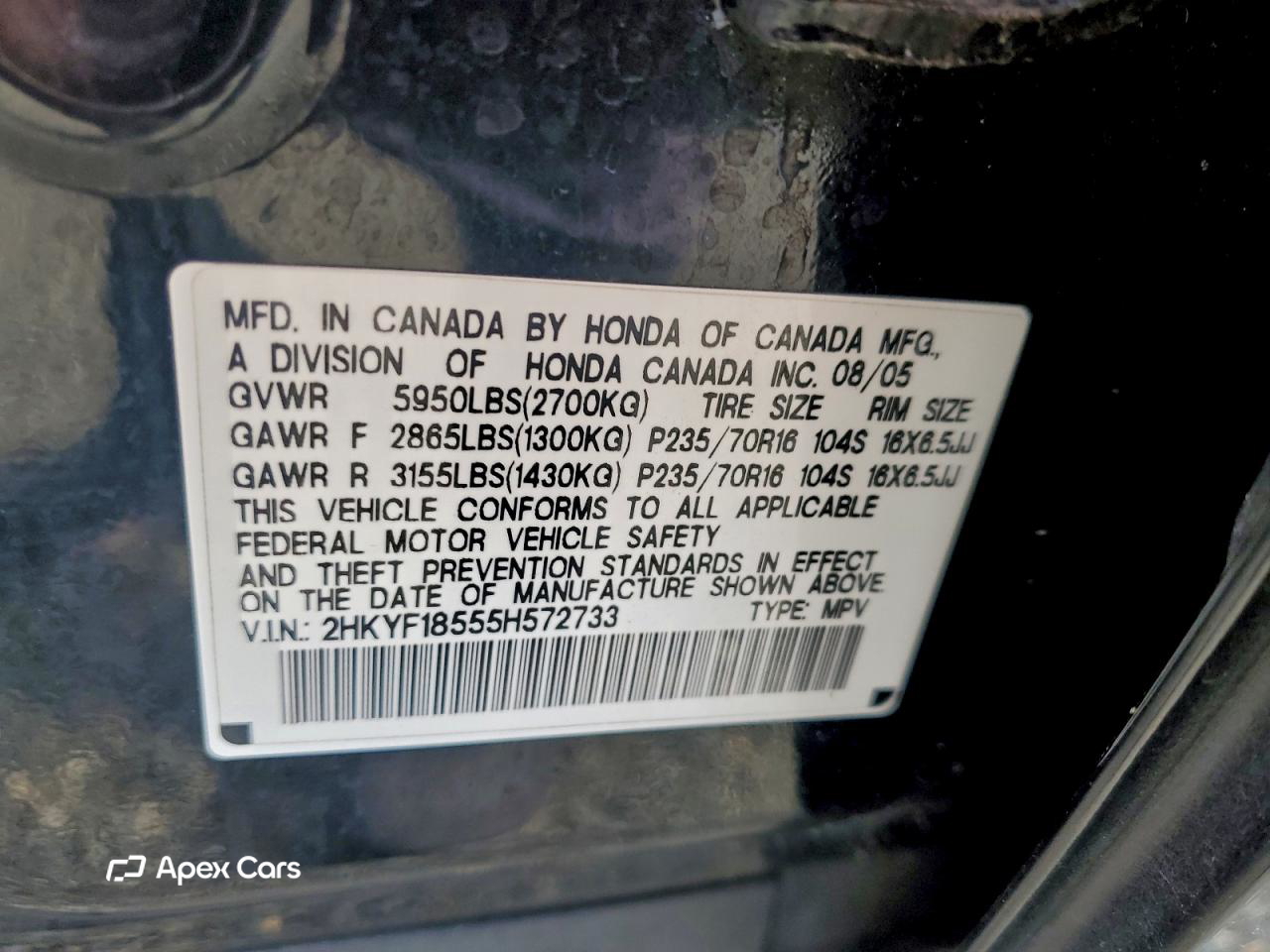 Honda Pilot 2005
