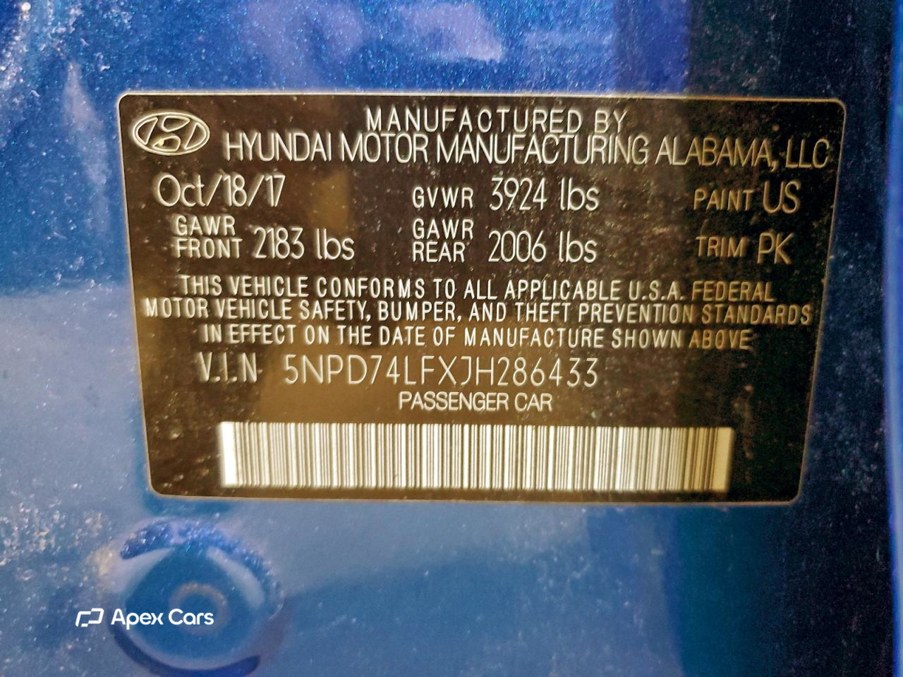 Hyundai Elantra 2018