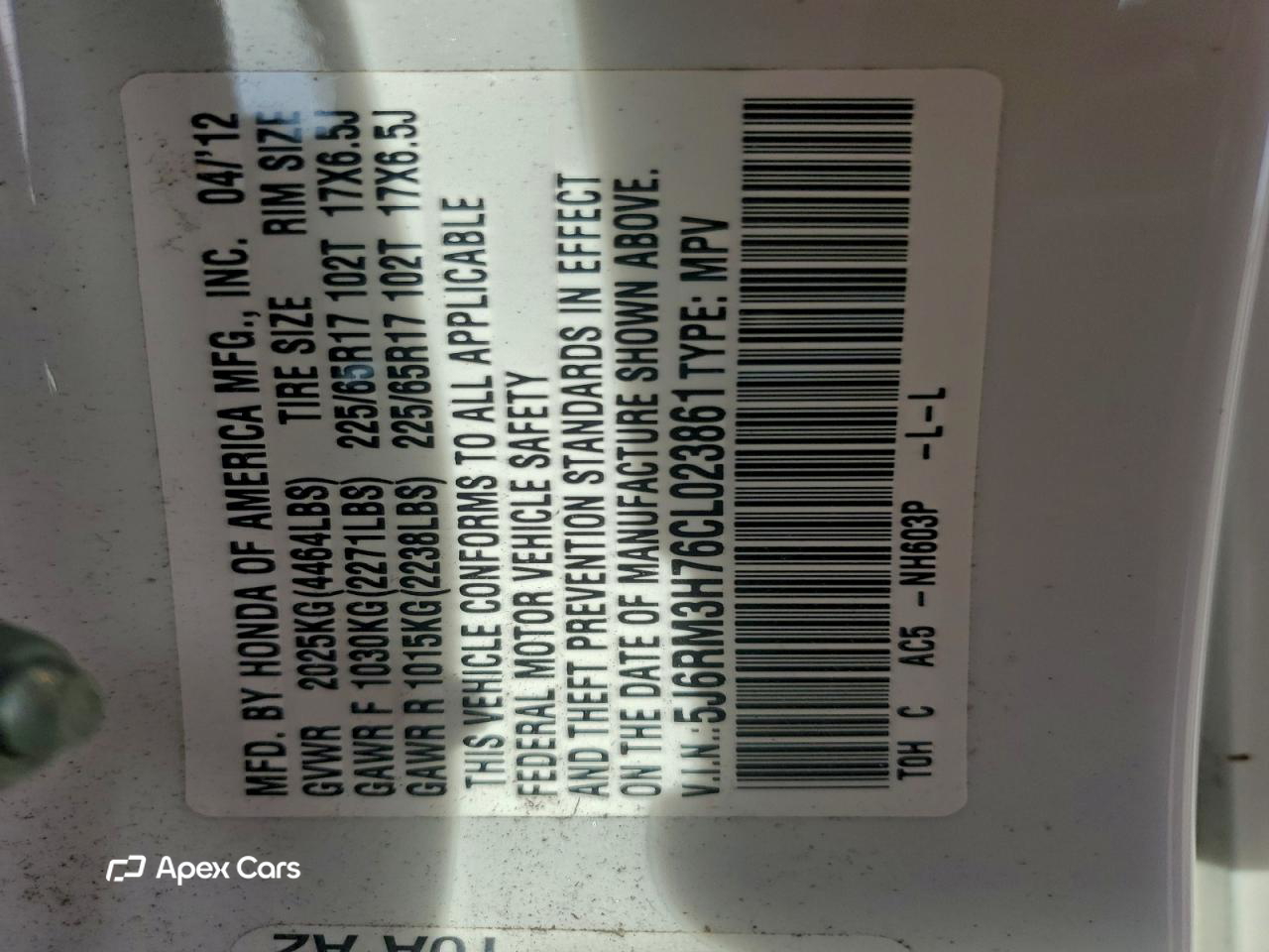 Honda CR-V 2012