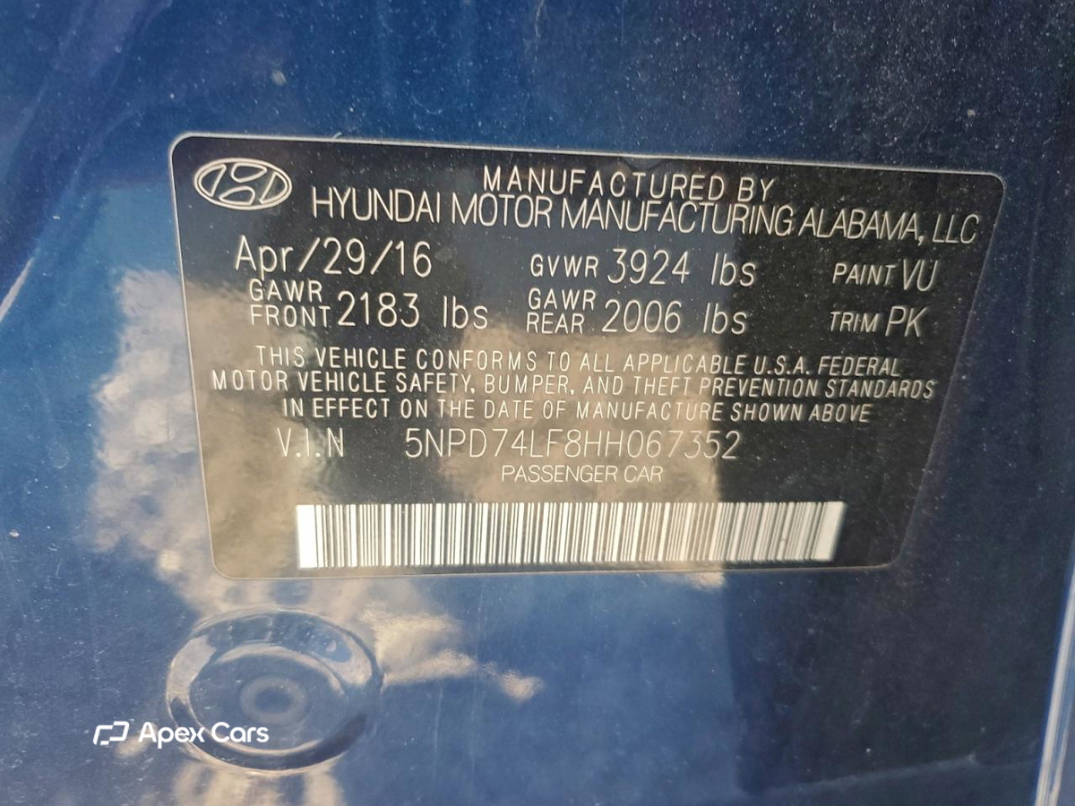 Hyundai Elantra 2017