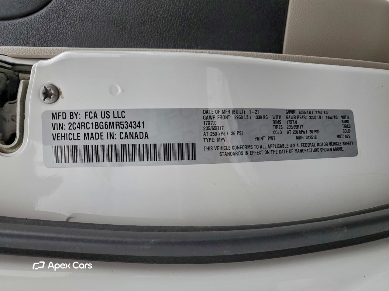 Chrysler Pacifica 2021
