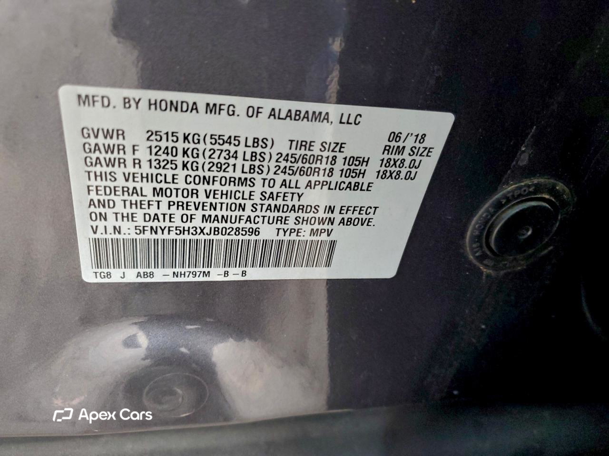 Honda Pilot 2018