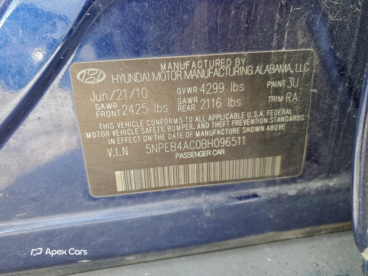 Hyundai Sonata 2011