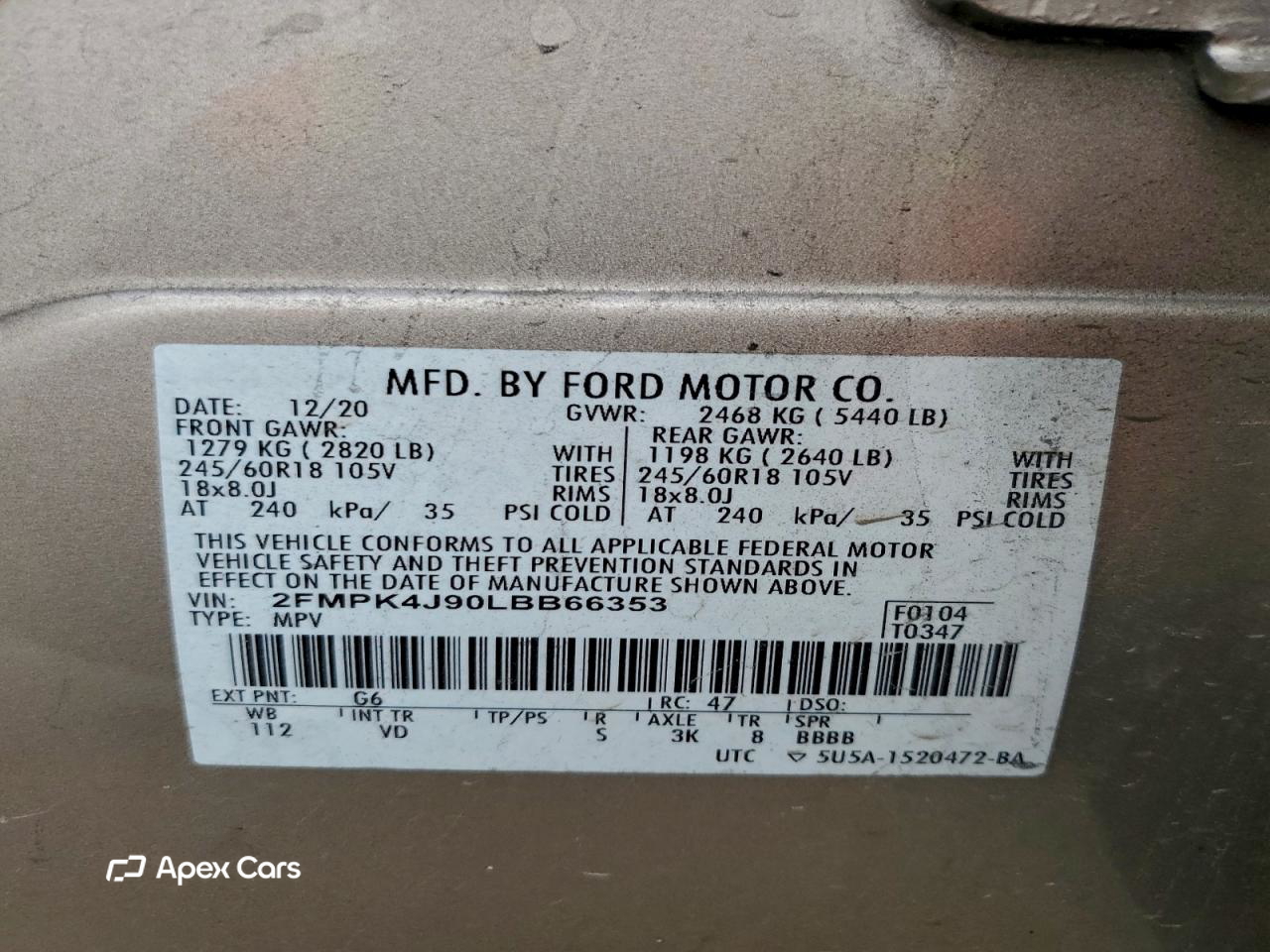 Ford Edge 2020