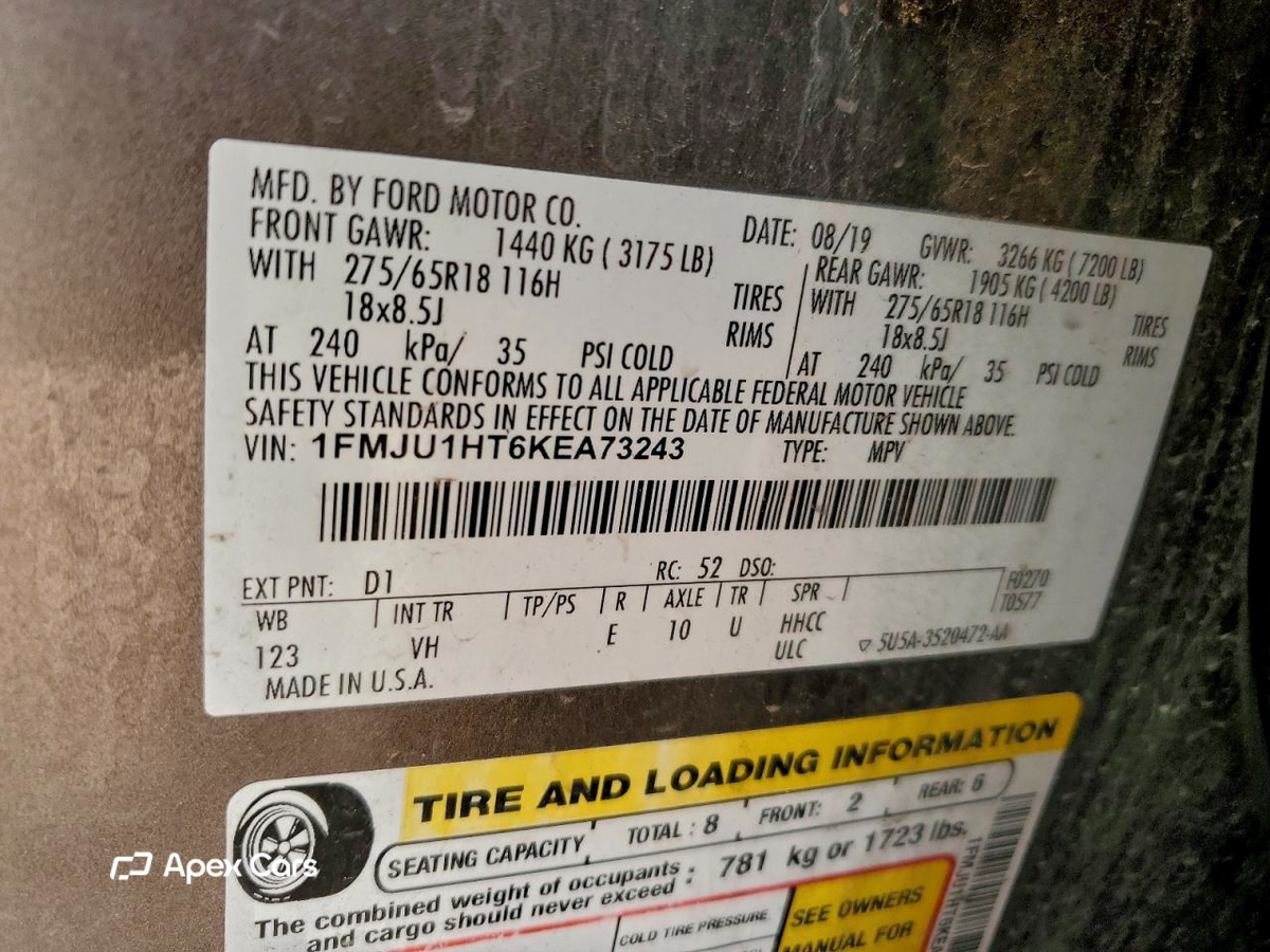 Ford Expedition 2019