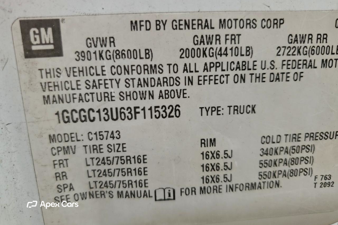 Chevrolet Silverado 2003