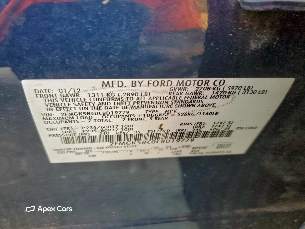 Ford Flex 2012