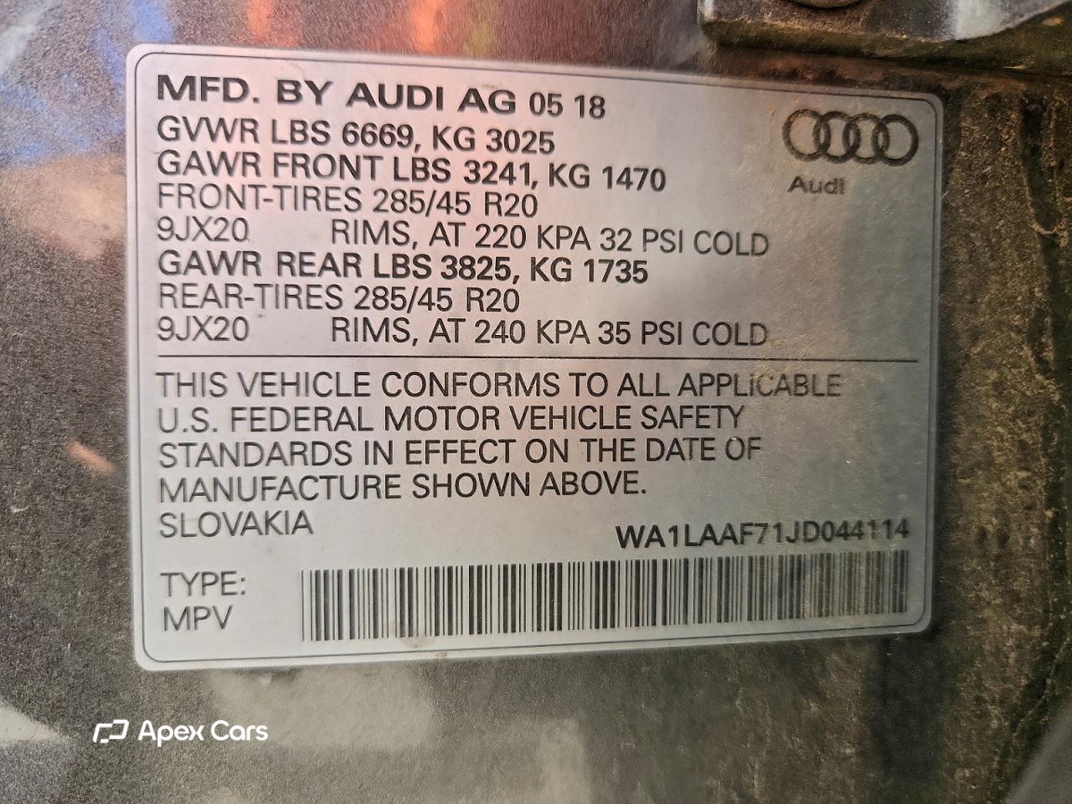 Audi Q7 2018
