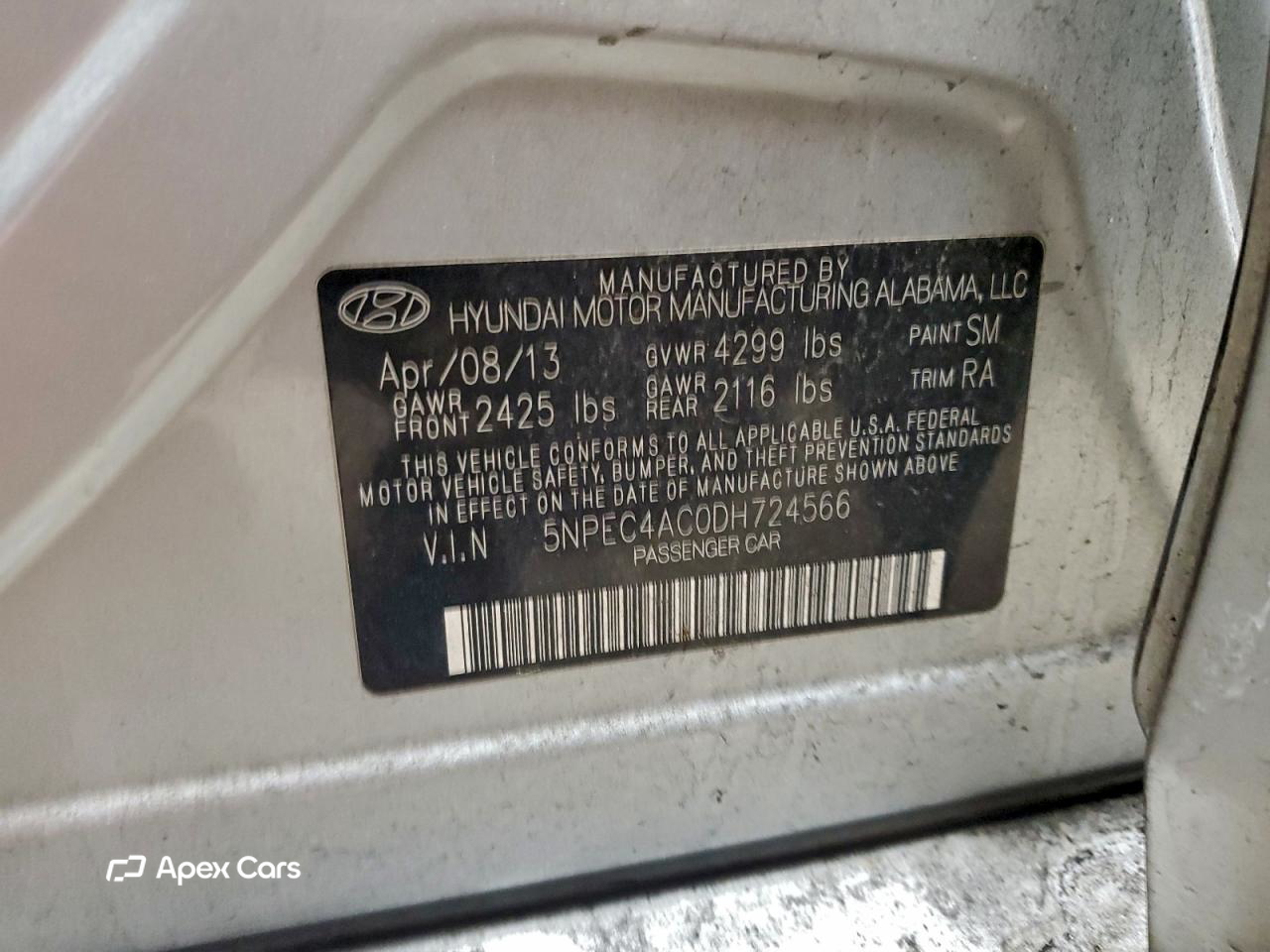Hyundai Sonata 2013