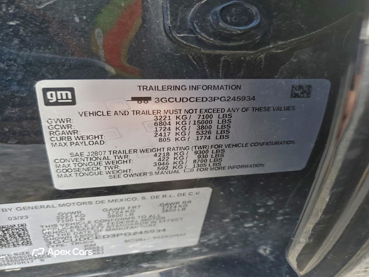 Chevrolet Silverado 2023