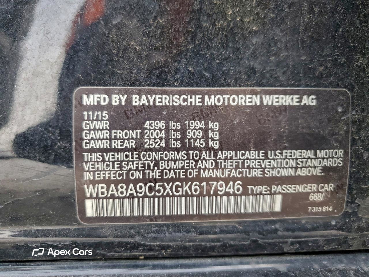 BMW Series 3 2016