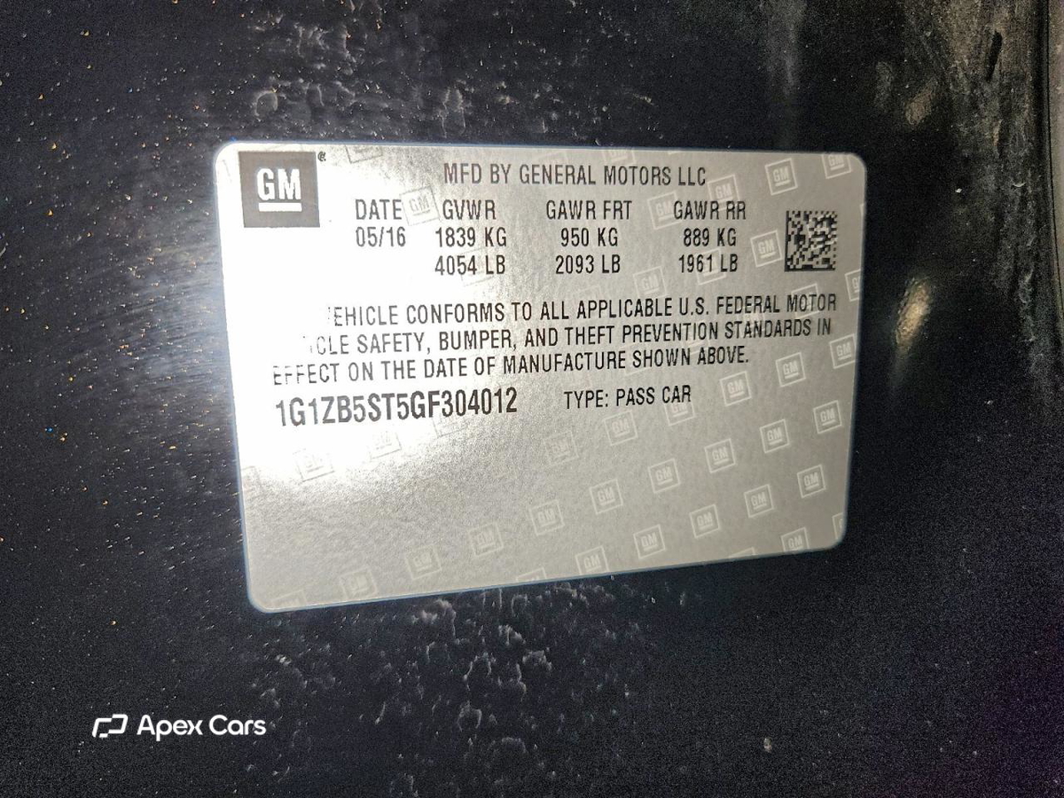 Chevrolet Malibu 2016