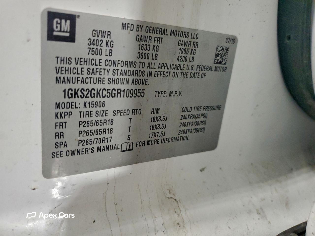 GMC Yukon 2016