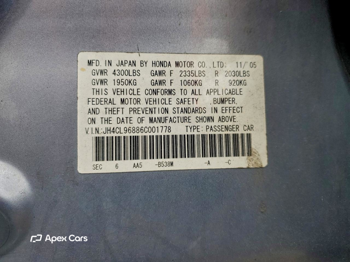 Acura TSX 2006
