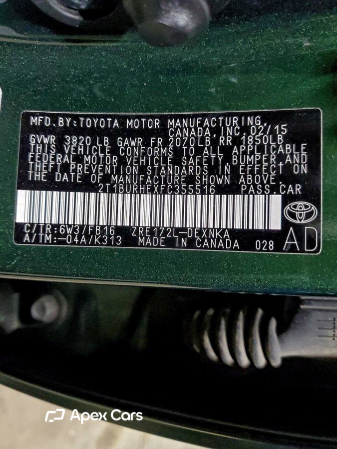 Toyota Corolla 2015